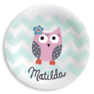 personalized plate baby shower gift idea